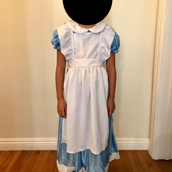 California Costumes Girls Size Large Alice in Wonderland Costume Dress and Apron - Picture 3 of 4